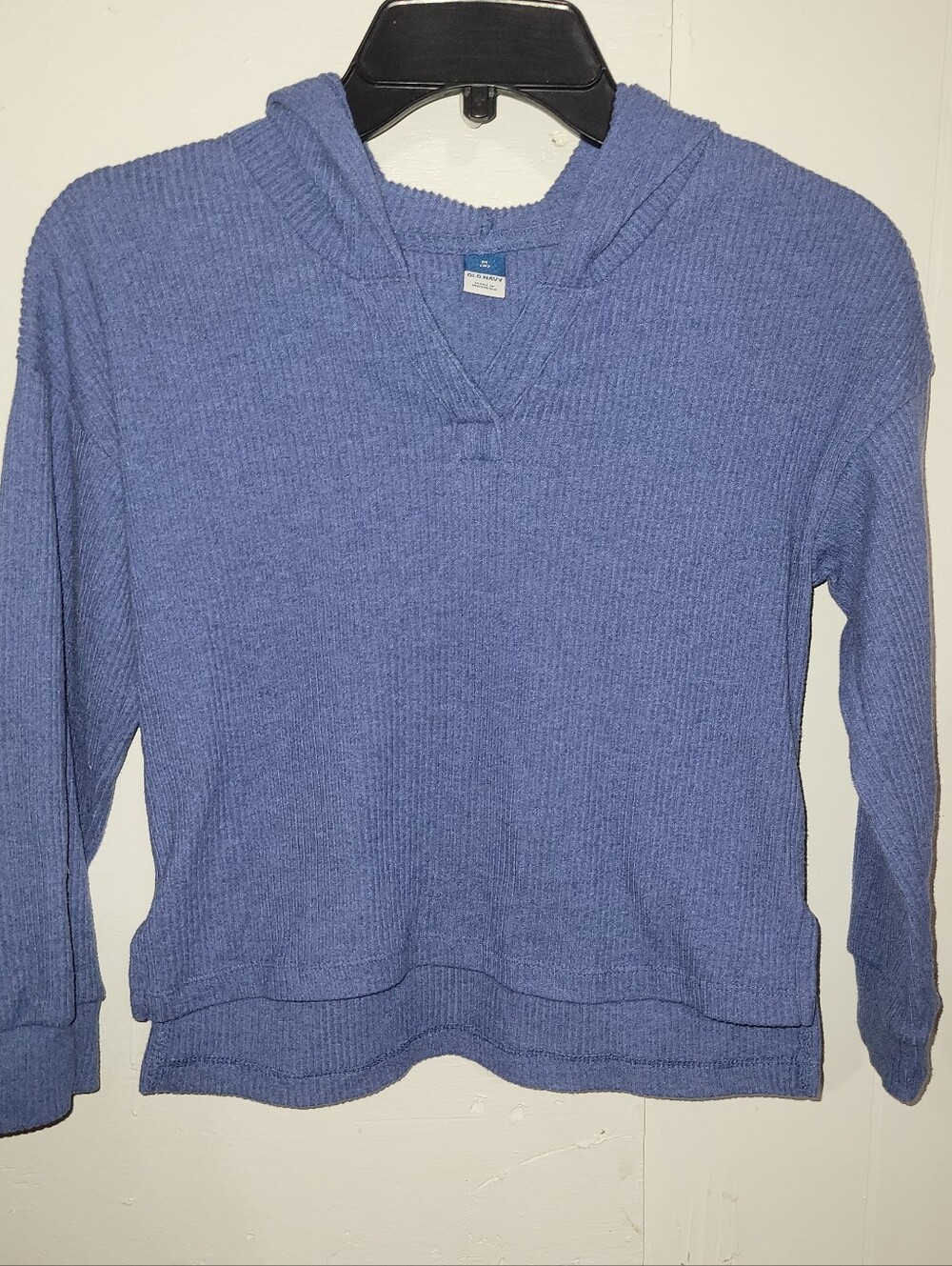 Old Navy girls' ribbed knit hooded pullover AH47
